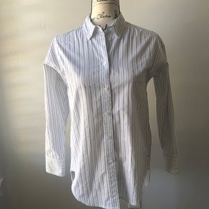 J. Crew Relaxed-fit shirt in textured stripe